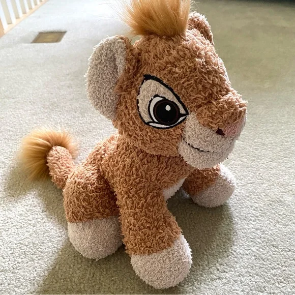 Barefoot Dreams Disney Lion King Simba Lion Cub Plushie Stuffed Animal - Picture 2 of 7